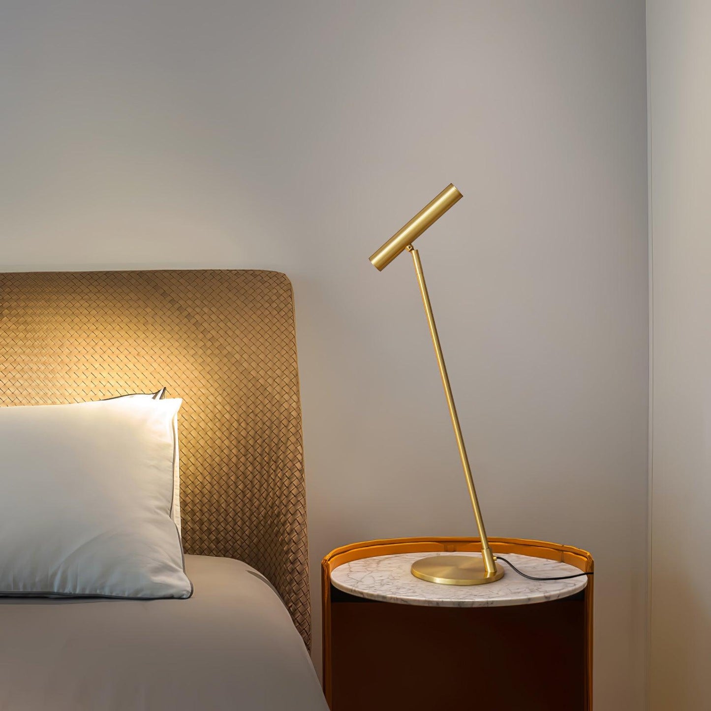 LED Table Lamp | Adjustable Brass | Black or Brass Finish