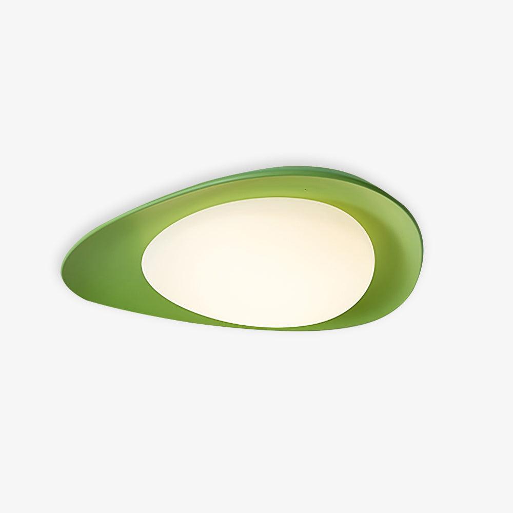 Tonia Ceiling Lamp | Resin Body with Integrated LED | Green or Beige, 36cm/46cm