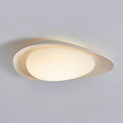 Tonia Ceiling Lamp | Resin Body with Integrated LED | Green or Beige, 36cm/46cm