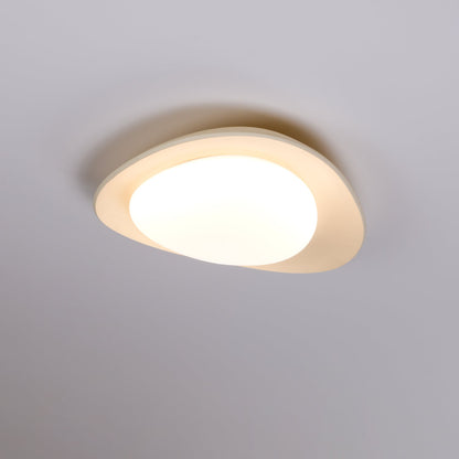 Tonia Ceiling Lamp | Resin Body with Integrated LED | Green or Beige, 36cm/46cm