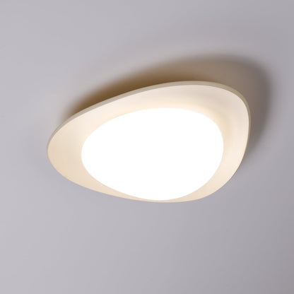 Tonia Ceiling Lamp | Resin Body with Integrated LED | Green or Beige, 36cm/46cm