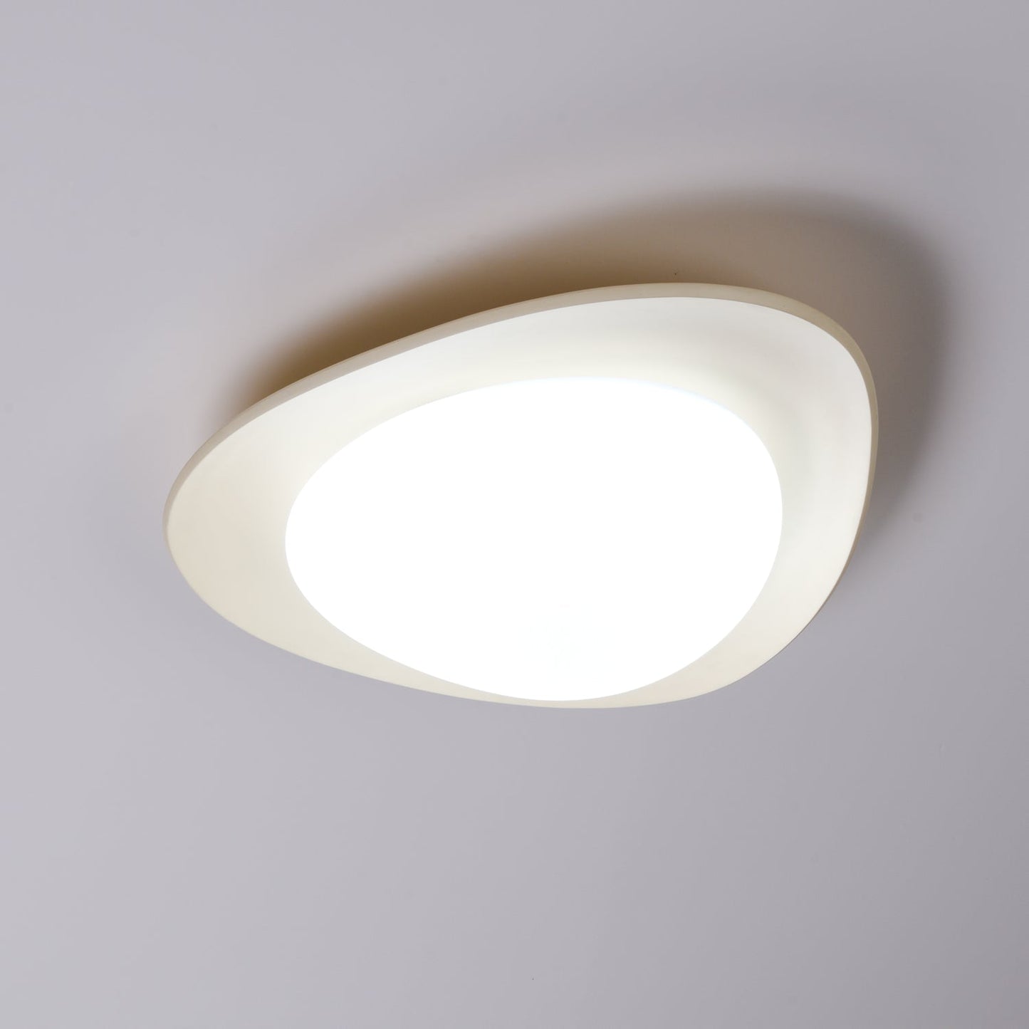 Tonia Ceiling Lamp | Resin Body with Integrated LED | Green or Beige, 36cm/46cm