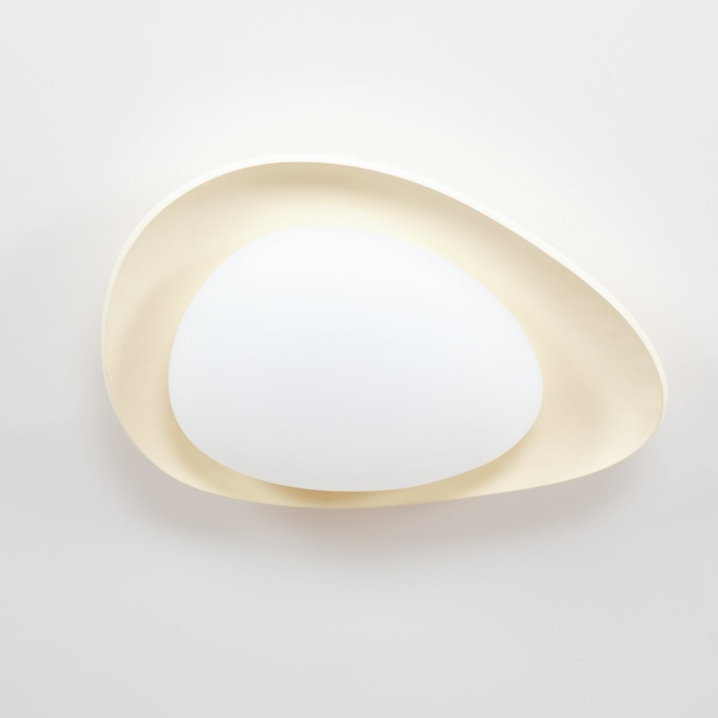 Tonia Ceiling Lamp | Resin Body with Integrated LED | Green or Beige, 36cm/46cm