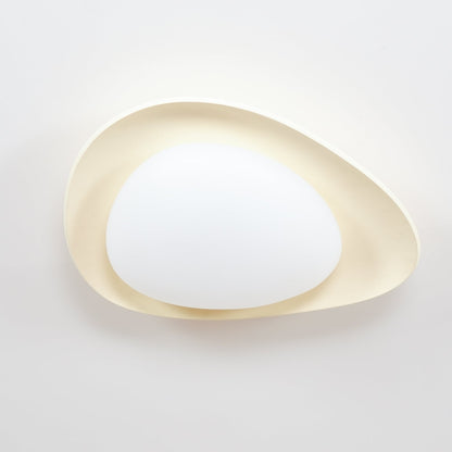 Tonia Ceiling Lamp | Resin Body with Integrated LED | Green or Beige, 36cm/46cm