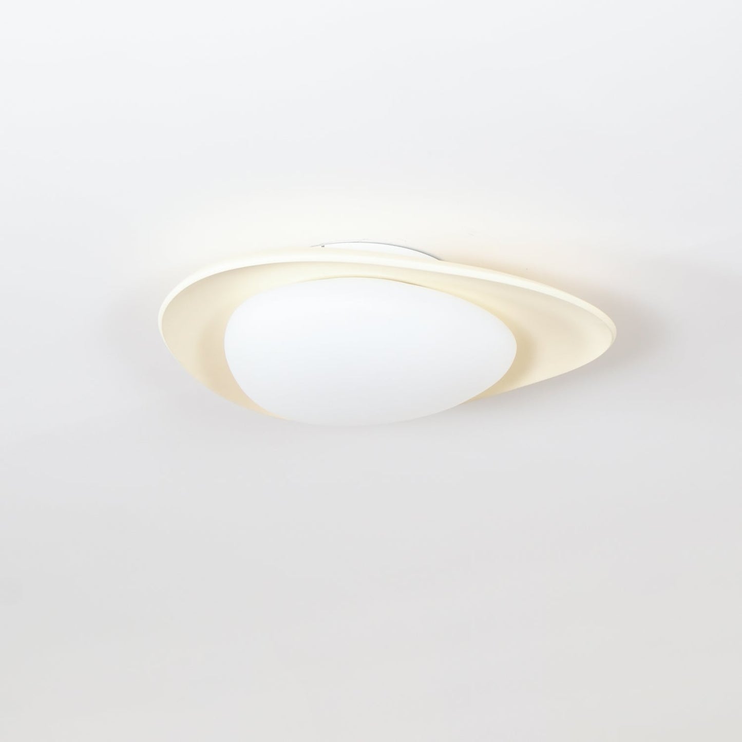 Tonia Ceiling Lamp | Resin Body with Integrated LED | Green or Beige, 36cm/46cm