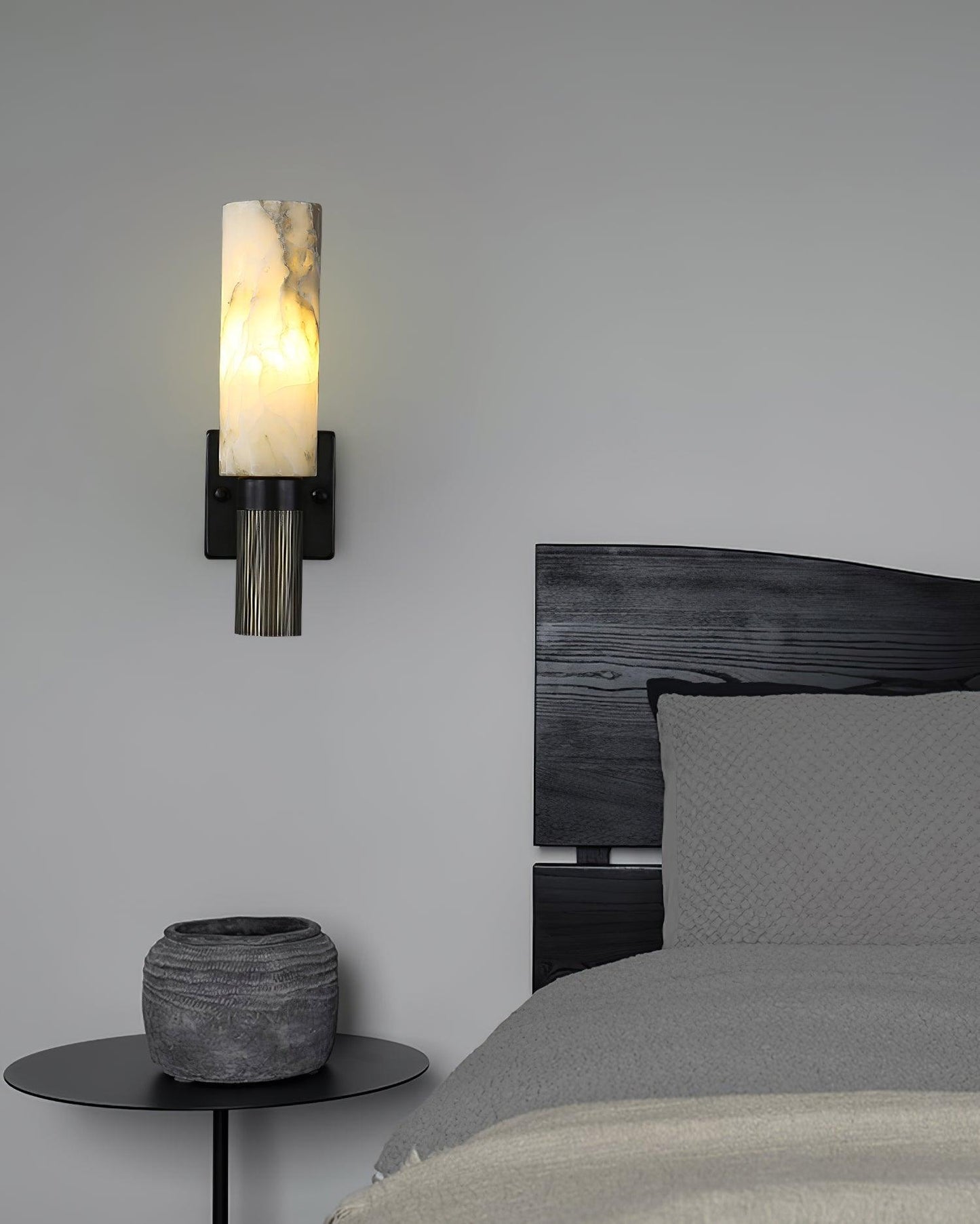 Alabaster Wall Sconce | Natural Stone | Set of 2