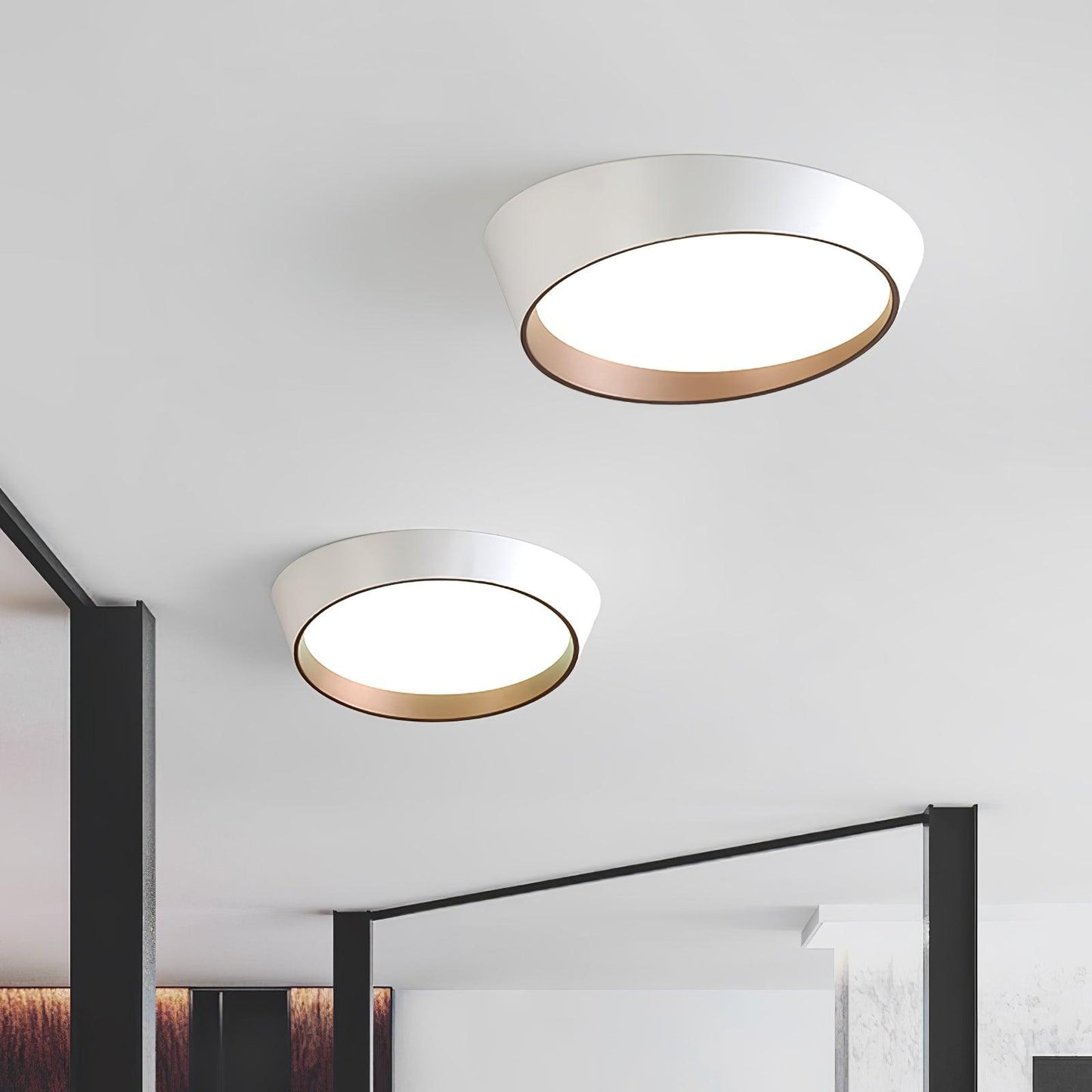 Toronto Ceiling Lamp | Metal & Acrylic | 40cm/50cm Diameter
