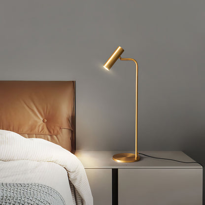Torris Table Lamp | Satin Brass | Adjustable Height 60cm