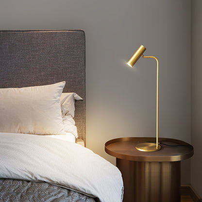 Torris Table Lamp | Satin Brass | Adjustable Height 60cm