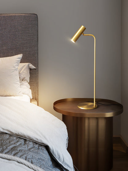 Torris Table Lamp | Satin Brass | Adjustable Height 60cm