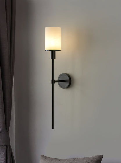 Tracie Wall Sconce | Alabaster & Metal | Set of 2
