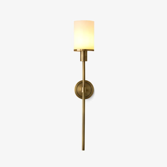 Tracie Wall Sconce | Alabaster & Metal | Set of 2