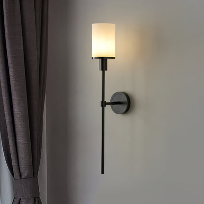 Tracie Wall Sconce | Alabaster & Metal | Set of 2