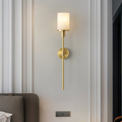 Tracie Wall Sconce | Alabaster & Metal | Set of 2