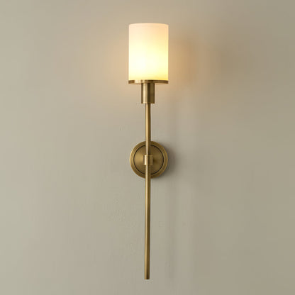 Tracie Wall Sconce | Alabaster & Metal | Set of 2