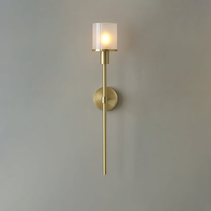 Tracie Wall Sconce | Alabaster & Metal | Set of 2