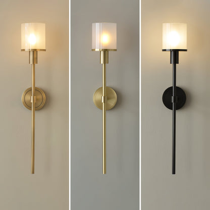 Tracie Wall Sconce | Alabaster & Metal | Set of 2