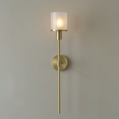 Tracie Wall Sconce | Alabaster & Metal | Set of 2