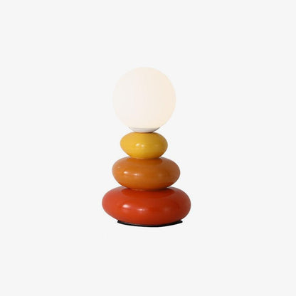 Triple Gourd Table Lamp | Glass & Ceramic | White, Grey, Blue, Red