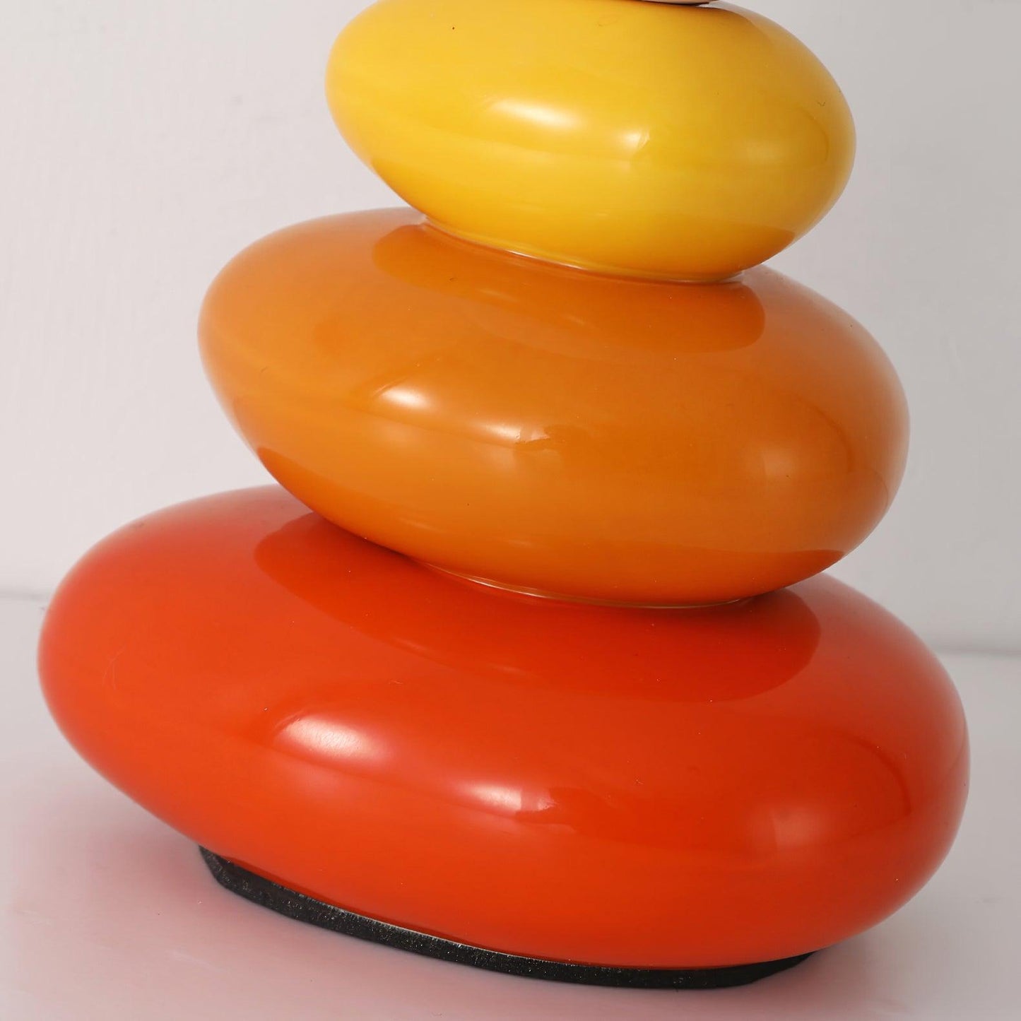 Triple Gourd Table Lamp | Glass & Ceramic | White, Grey, Blue, Red