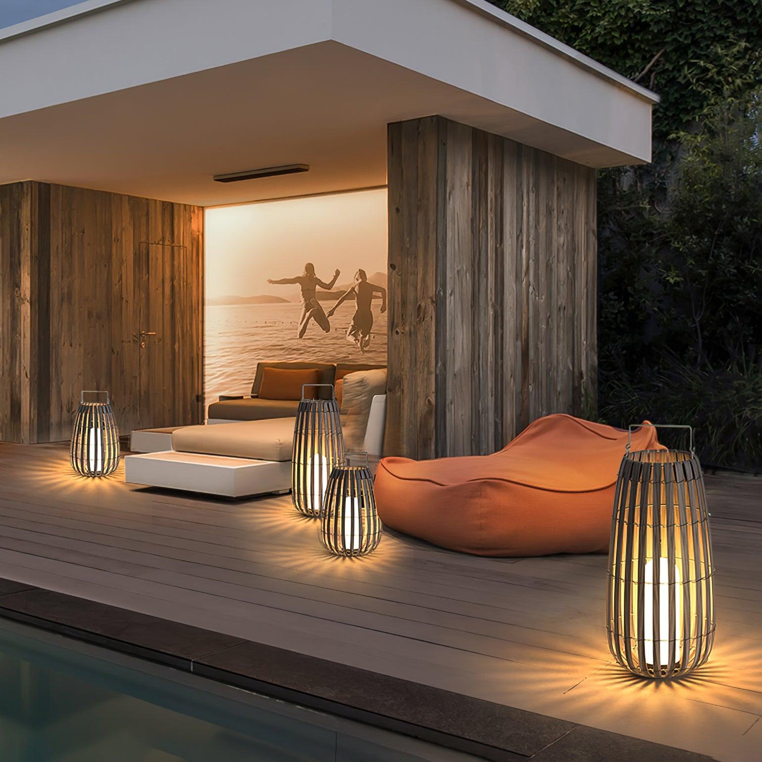 Tropic Braid Lantern Outdoor Lamp