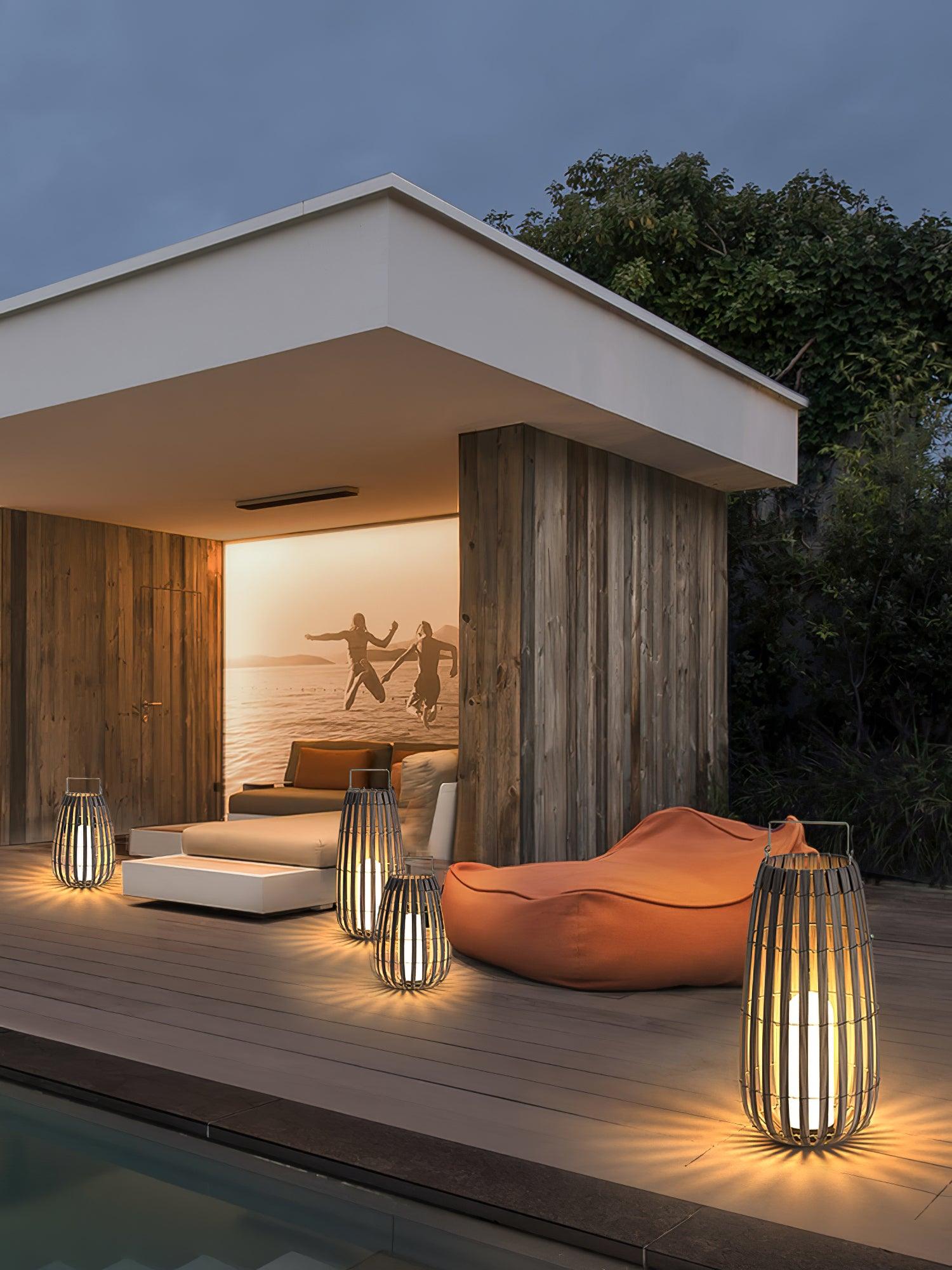 Tropic Braid Lantern Outdoor Lamp