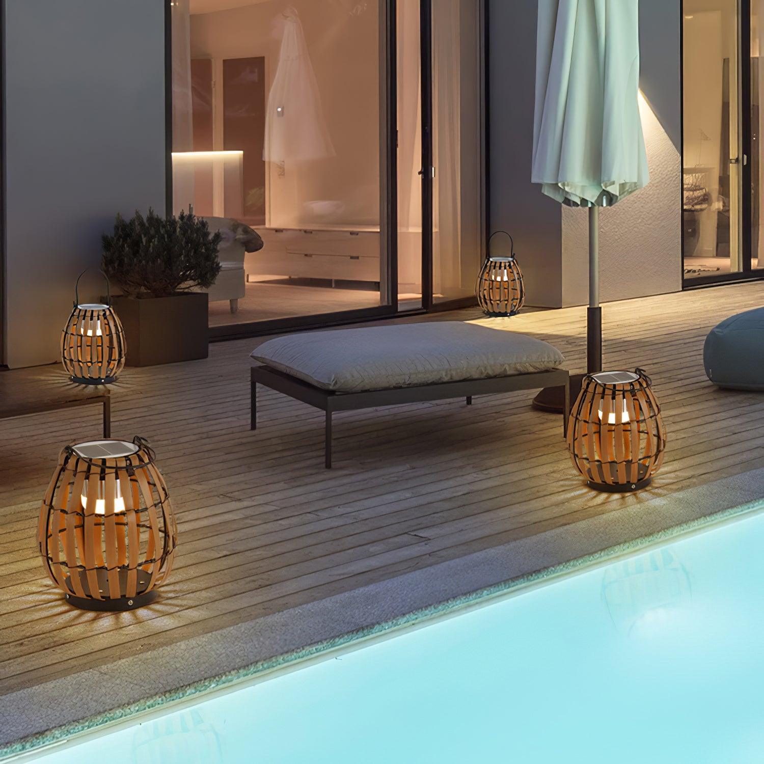 Tropic Braid Lantern Outdoor Lamp