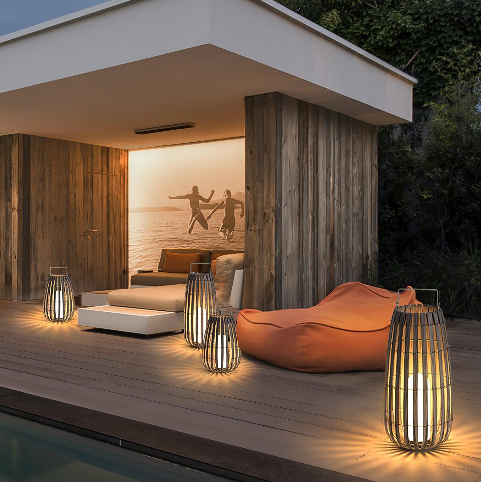 Tropic Braid Lantern Outdoor Lamp