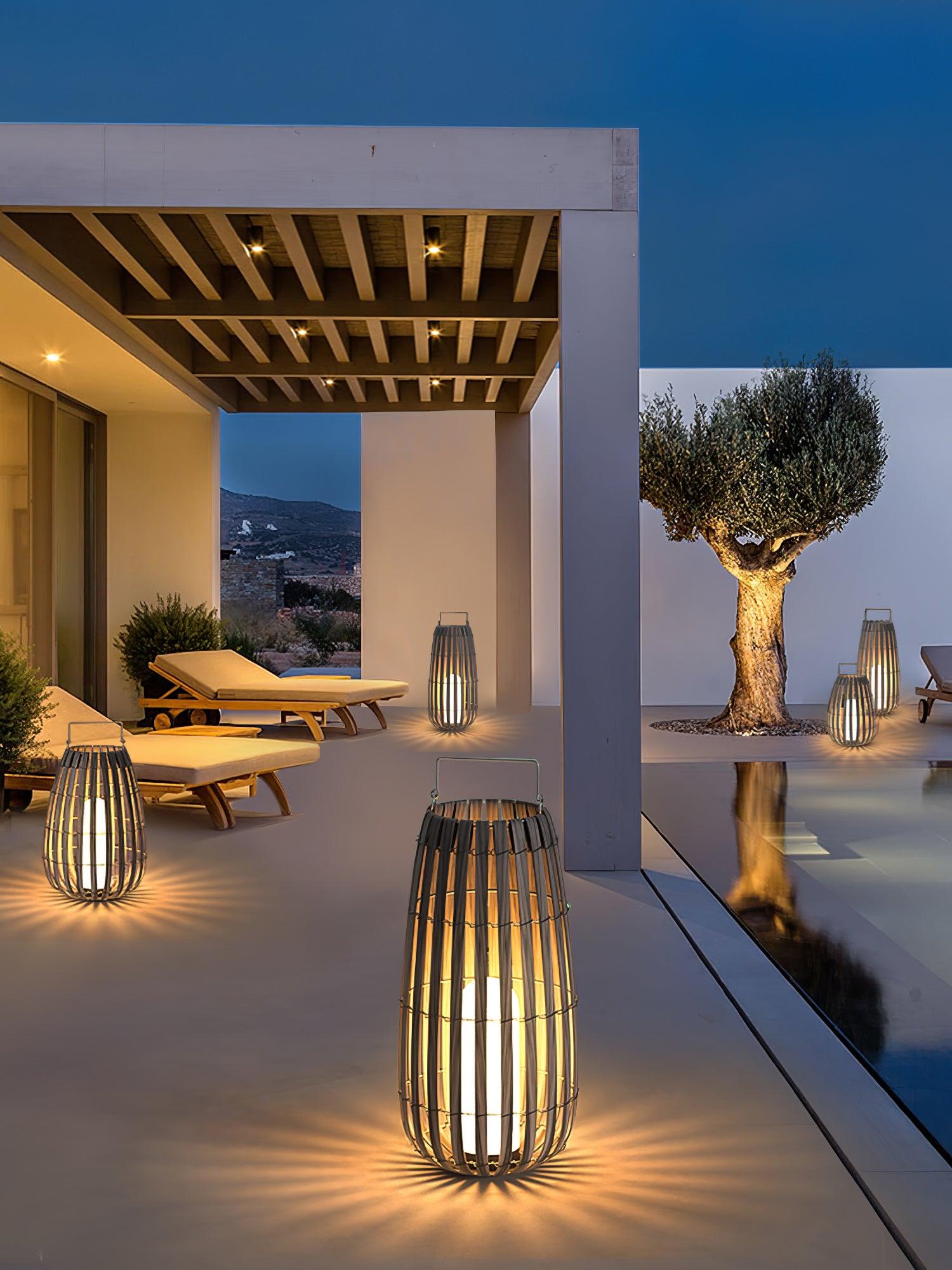 Tropic Braid Lantern Outdoor Lamp