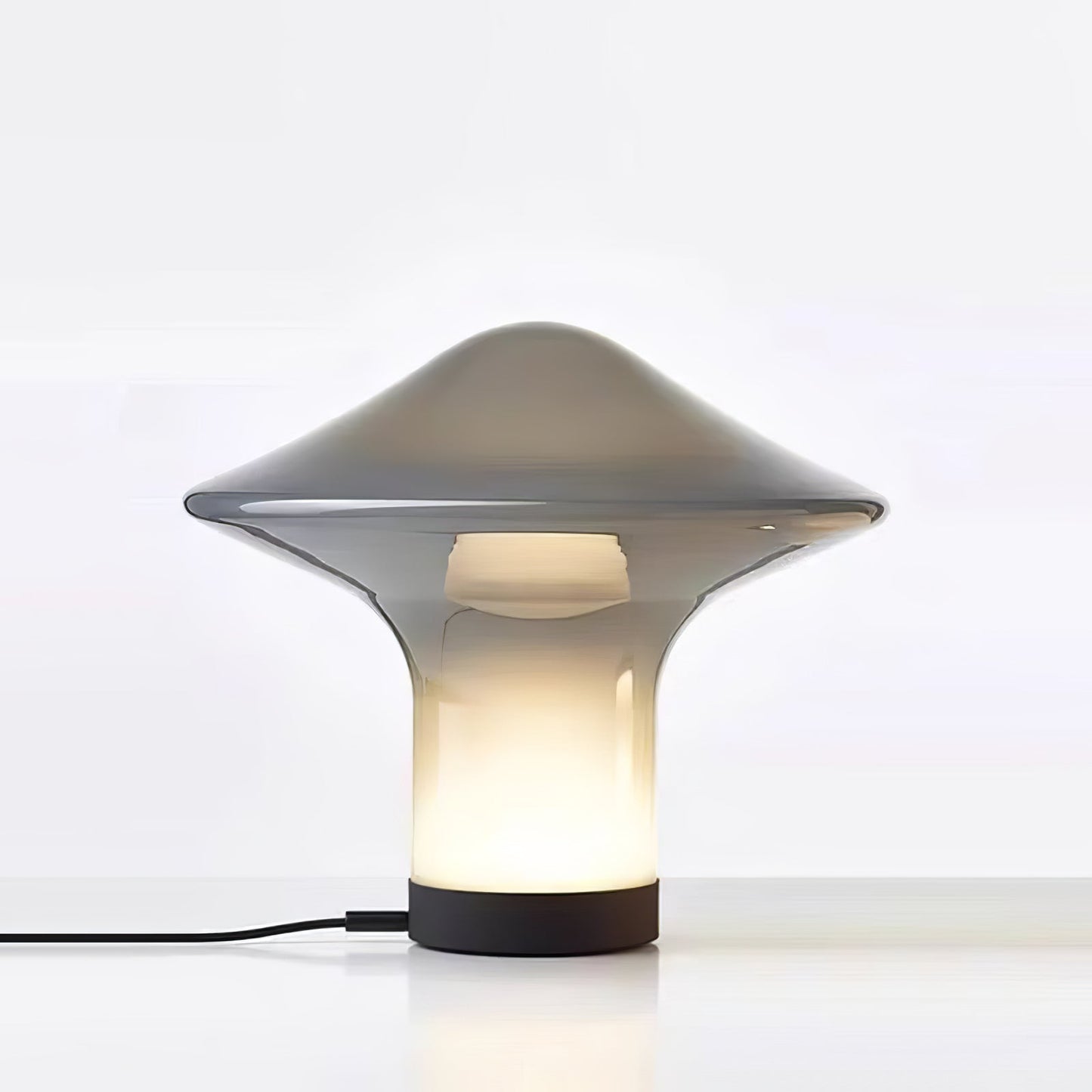 Spider Table Lamp | Metal & Glass | Black, Grey, or White Shade