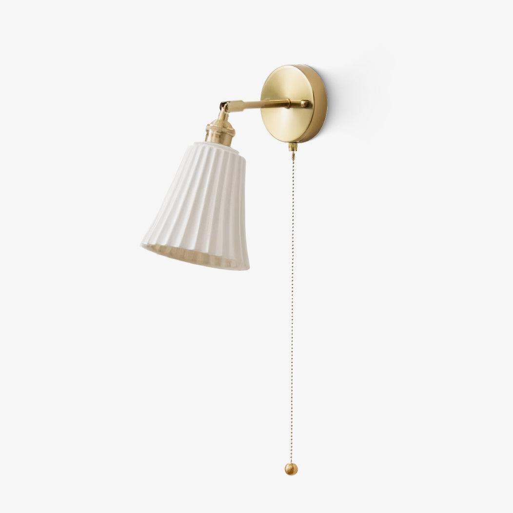 Trumpet Wall Light | Ceramic & Brass | Set of 2