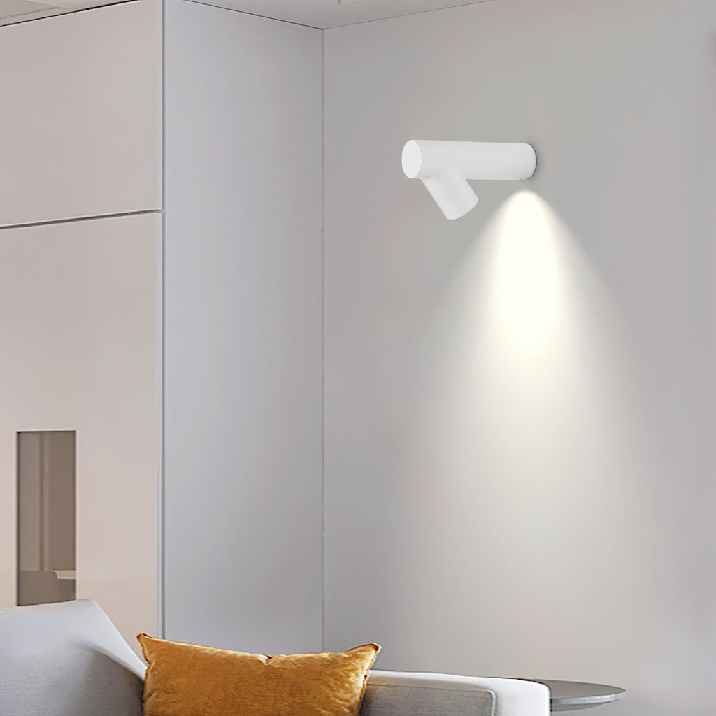 Tube Wall Sconce | Metal & Aluminum | Set of 2 | Black & White