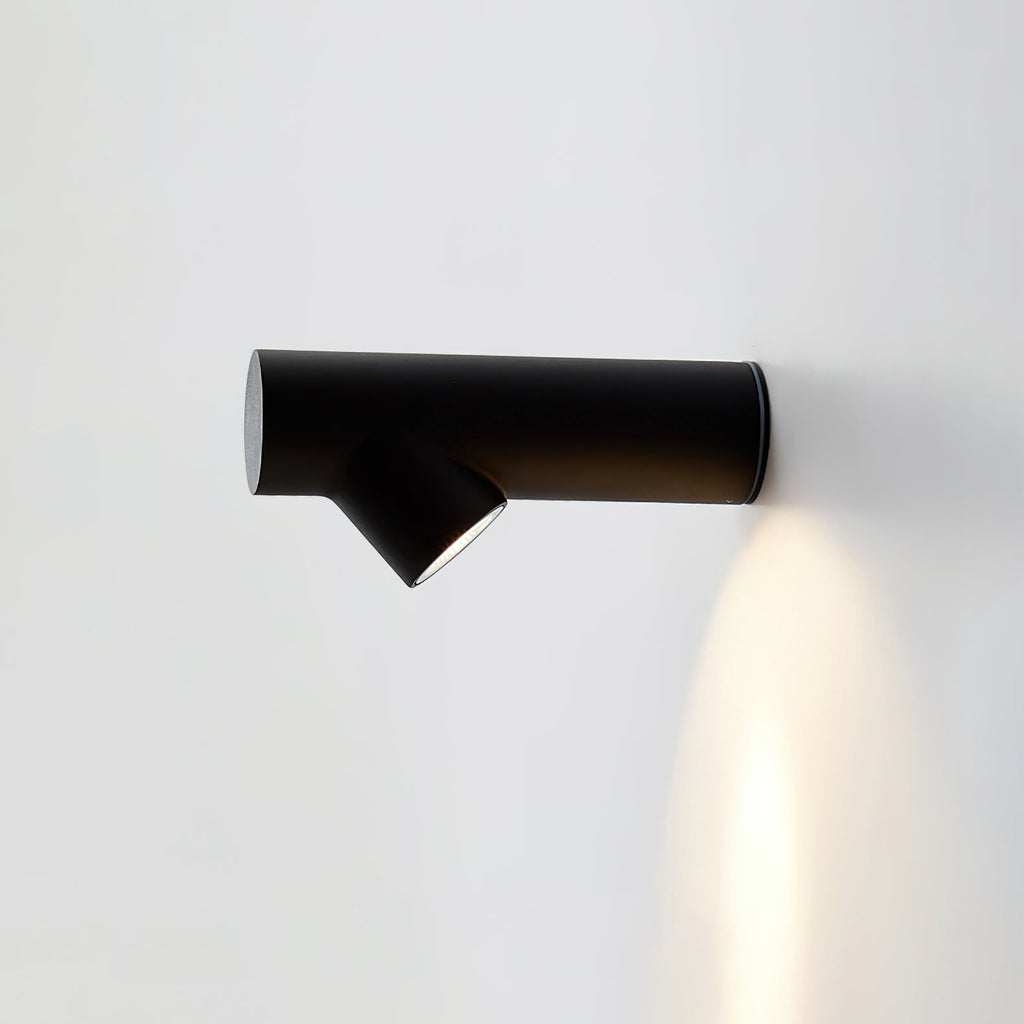 Tube Wall Sconce | Metal & Aluminum | Set of 2 | Black & White