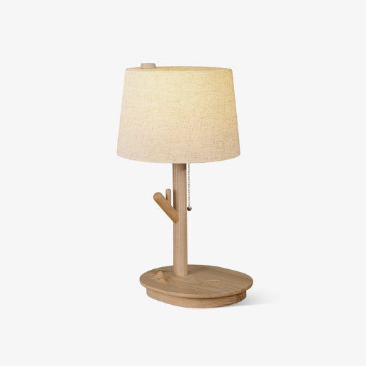 Twig Table Lamp | Wood & Fabric | Beige Shade