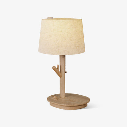 Twig Table Lamp | Wood & Fabric | Beige Shade