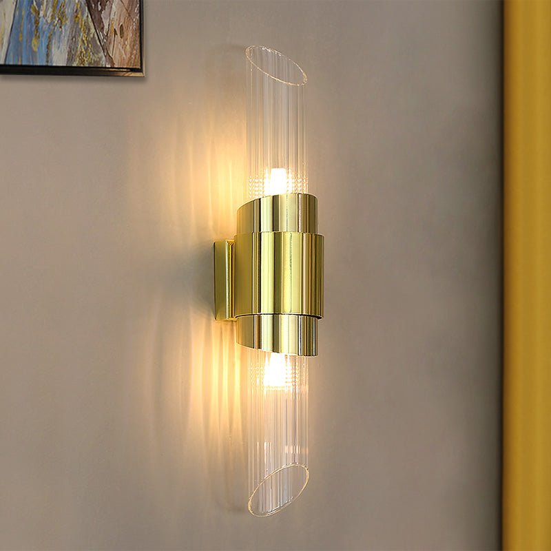 Tycho Wall Lamp | Electroplated Gold & Crystal | Set of 2