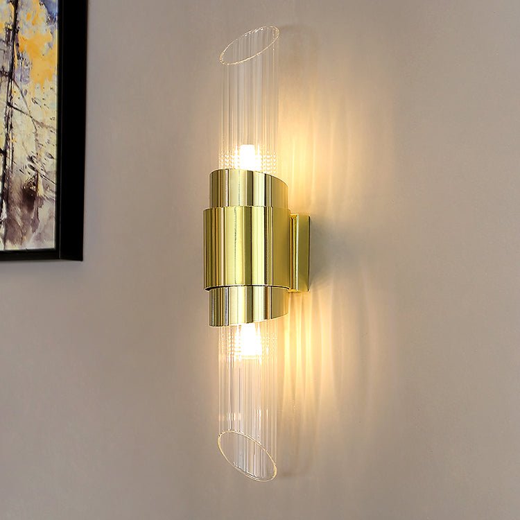 Tycho Wall Lamp | Electroplated Gold & Crystal | Set of 2