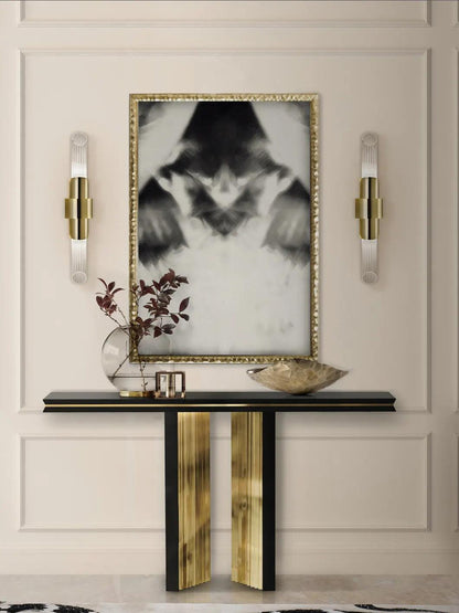 Tycho Wall Lamp | Electroplated Gold & Crystal | Set of 2