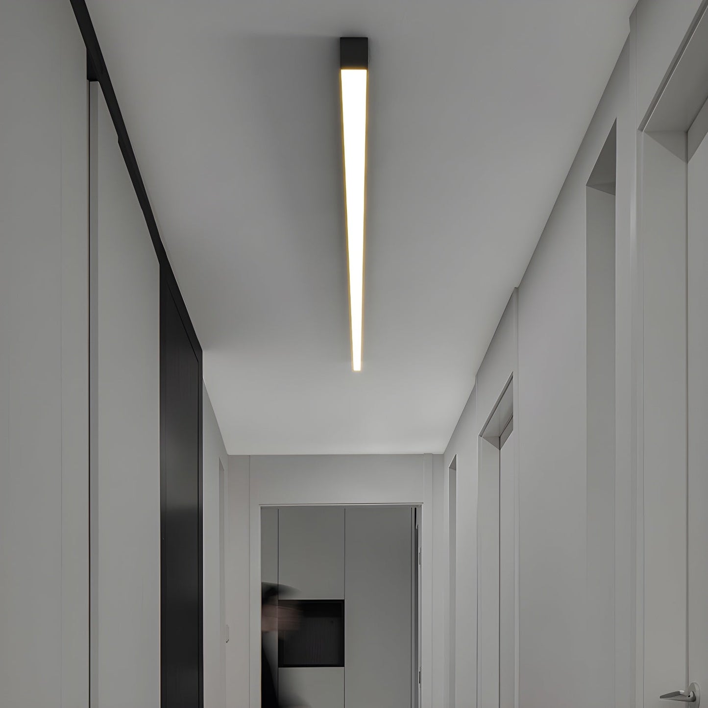 Linear Ceiling Light | Ultra Slim Metal & Acrylic | Multiple Sizes Available