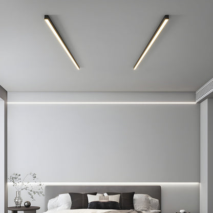 Linear Ceiling Light | Ultra Slim Metal & Acrylic | Multiple Sizes Available