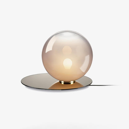 Umbra Table Lamp | Glass & Iron | Blue, Smoke Grey, Clear, White