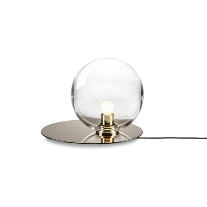 Umbra Table Lamp | Glass & Iron | Blue, Smoke Grey, Clear, White