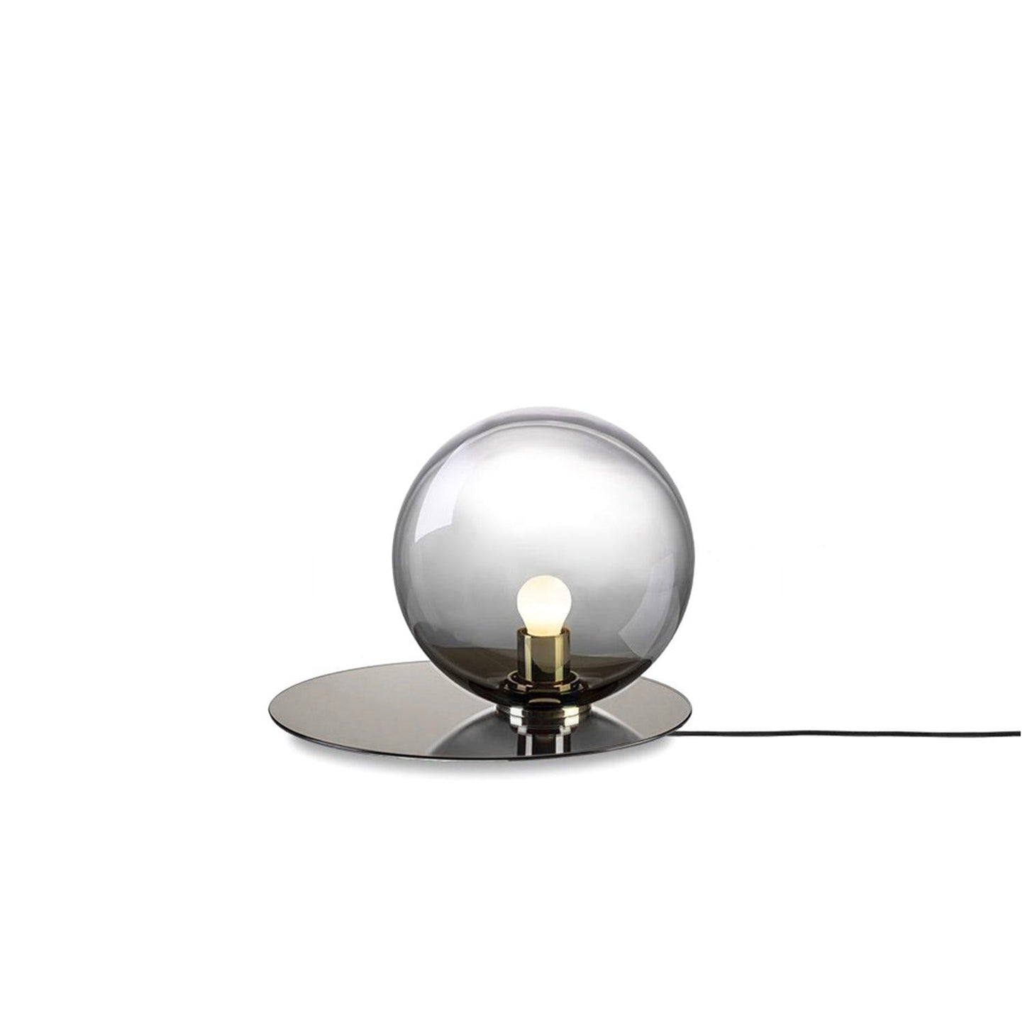 Umbra Table Lamp | Glass & Iron | Blue, Smoke Grey, Clear, White