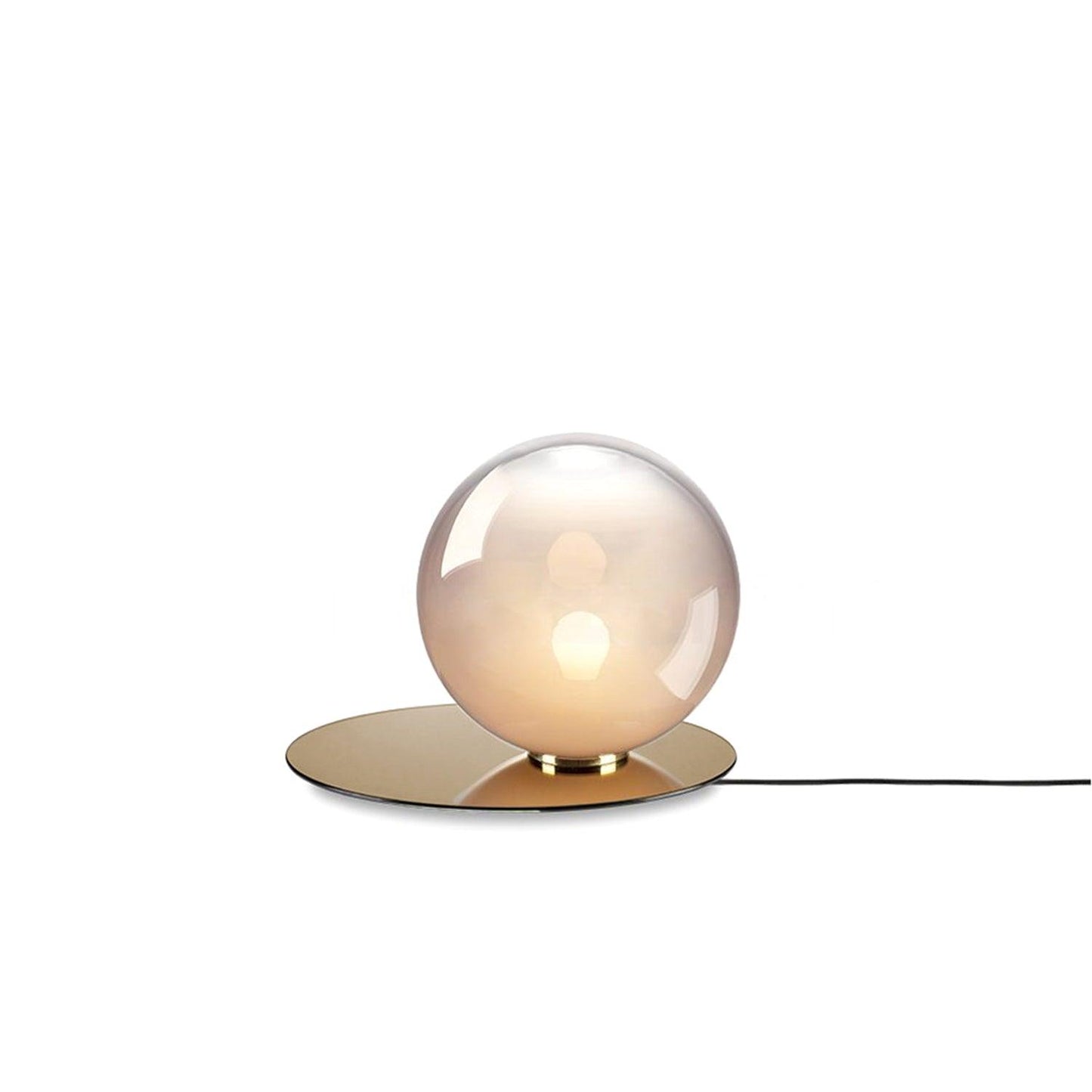 Umbra Table Lamp | Glass & Iron | Blue, Smoke Grey, Clear, White