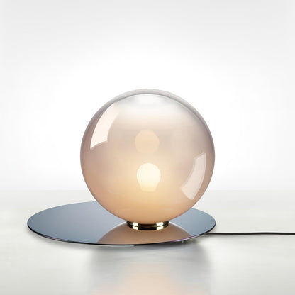 Umbra Table Lamp | Glass & Iron | Blue, Smoke Grey, Clear, White