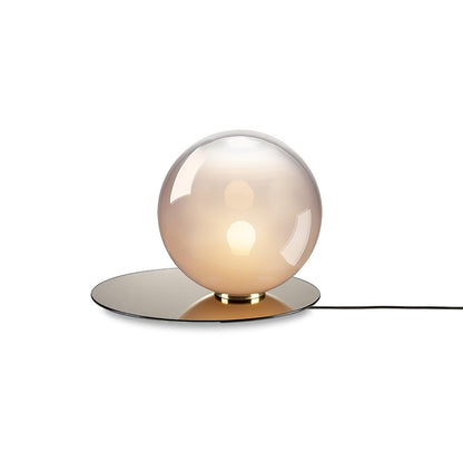 Umbra Table Lamp | Glass & Iron | Blue, Smoke Grey, Clear, White