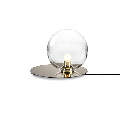 Umbra Table Lamp | Glass & Iron | Blue, Smoke Grey, Clear, White