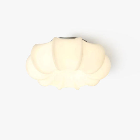 Umbrella Ceiling Lamp | White Metal & Acrylic | 45cm Diameter