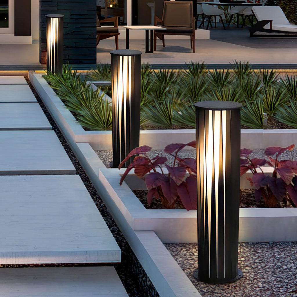 LED Outdoor Light | Metal & Acrylic | Black or White, 3 Sizes