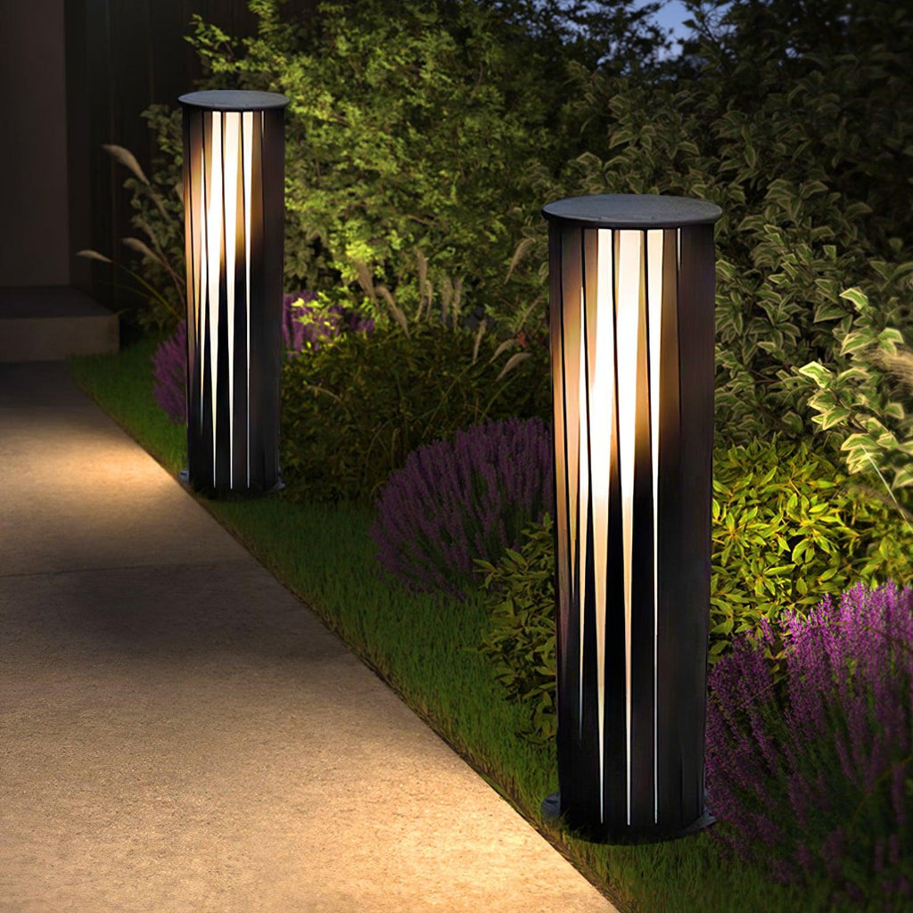 LED Outdoor Light | Metal & Acrylic | Black or White, 3 Sizes